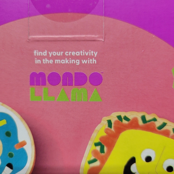 Mondo Llama Paint-Your-Own Wood Characters Kit NIB - Picture 5 of 7